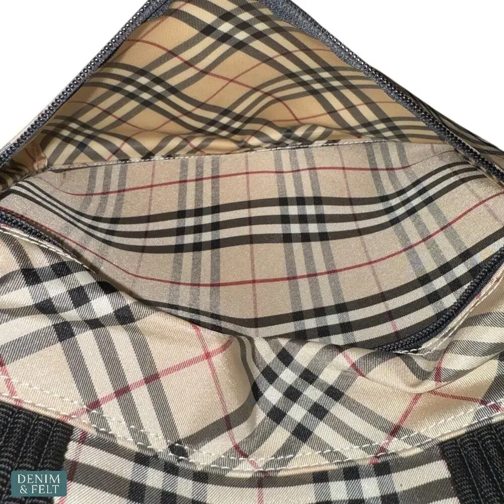 Burberry London Nova Check 3 Way Bag Tote Shoulder Backpack Unisex Travel Work